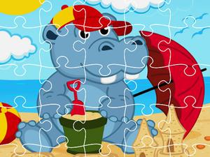 play Hippo Jigsaw