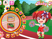 play Baby Hazel Cheerleader Dressup