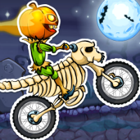 play Moto X3M Spooky Land