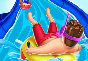 play Slippery Water Slides Aquaparkio