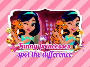 play Funny Princesses Spot The Difference