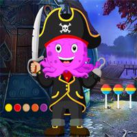 play Games4King-Pirate-Octopus-Rescue
