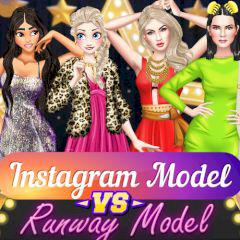 play Instagram Model Vs Runway Model