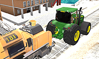 play Tractor Towing Train
