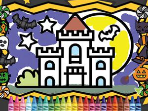 play Kids Coloring Halloween