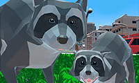 play Raccoon Adventure: City Simulator 3D