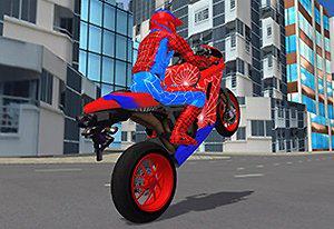 play Hero Stunt Spider Bike Simulator 3D