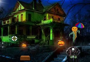 play Halloween Escape From Graveyard House