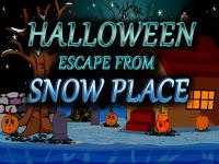 play Top10 Halloween Escape From Snow Place