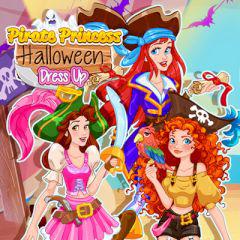 play Pirate Princess Halloween Dress Up