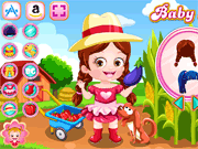 play Baby Hazel Farmer Dress Up