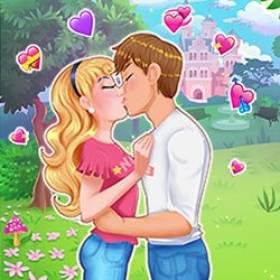 play Princess Magical Fairytale Kiss - Free Game At Playpink.Com