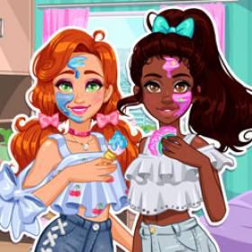 play Jessie And Noelle'S Bff Real Makeover - Free Game At Playpink.Com