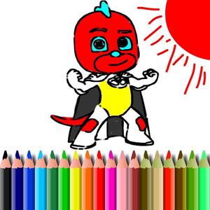 play Bts Mask Boy Coloring