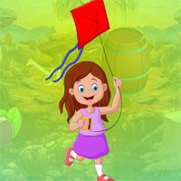 play Games4King Flying Kite Girl Escape