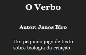 play O Verbo