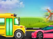 Supercar And Bus Washing Salon game