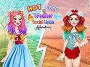 play Hot Vs Cold Weather Social Media Adventure