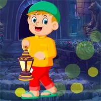 play Games4King Lantern Boy Escape