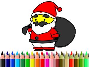 play Bts Santa Claus Coloring