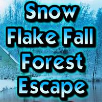 Snow Flake Fall Forest Escape