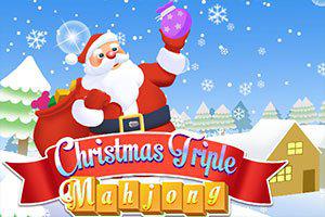 play Christmas Triple Mahjong