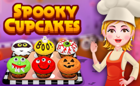 play Spooky Cupcakes Html5 - Free Game At Playpink.Com