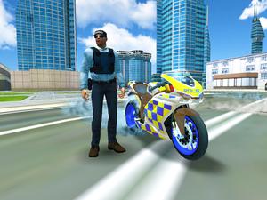 play Police Motorbike Traffic Rider