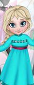 play Little Elsa Christmas Look