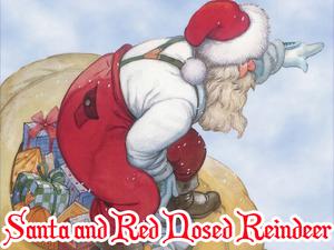 play Santa And Red Nosed Reindeer Puzzle