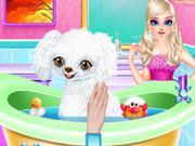 play Princess Elsa New Poodle Friend