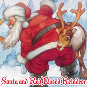 play Santa And Red Nosed Reindeer Puzzle
