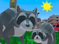 play Raccoon Adventure City Simulator 3D
