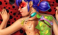 play Dotted Girl: Back Treatment
