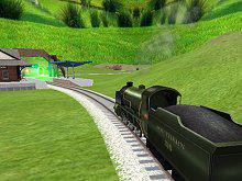play Uphill Station Bullet Passenger Train Drive