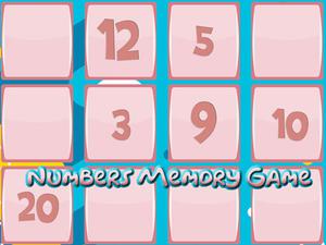play Memory Game With Numbers