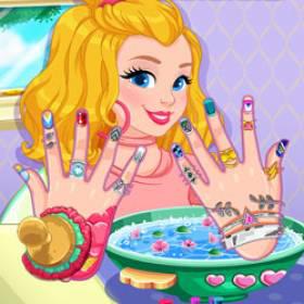 play Audrey'S Glam Nails Spa - Free Game At Playpink.Com