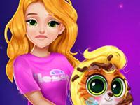 play Blonde Princess Kitty Rescue
