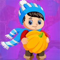play Games4King Fair Girl Escape With Pumpkin