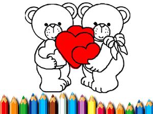 play Happy Valentines Day Coloring