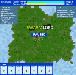 play Ludum Dare 33 Swarmlord