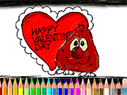 play Happy Valentines Day Coloring