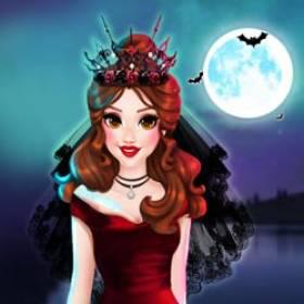 play Princess Vampire Wedding Makeover - Free Game At Playpink.Com