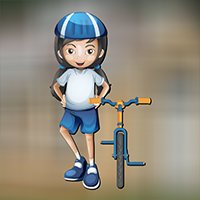 Cycling Girl Escape game