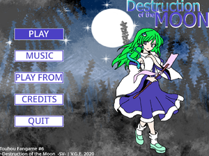 play Touhou Fangame ~ The Destruction Of The Moon