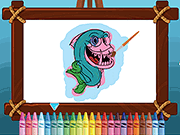 play Angry Fish Coloring