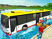 Floating Water Bus Racing Game 3D game