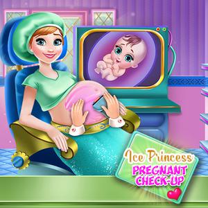 play Ice Princess Pregnant Check Up