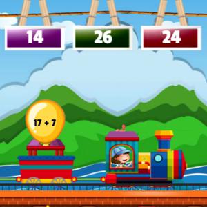 play Math Train Addition