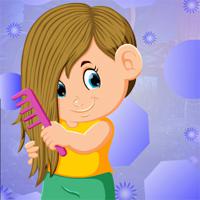 play Games4King Pretty Combing Girl Escape